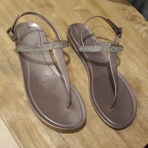 Vince Camuto Crystal Grey Sandals